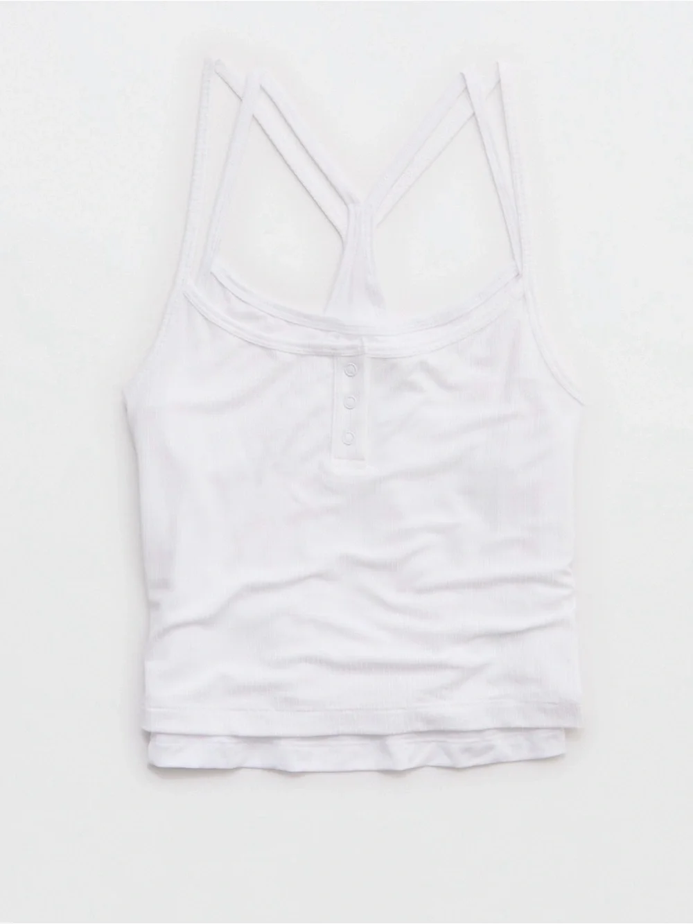 Aerie Double Layer Henley Tank